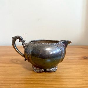 Vintage Silver Creamer Rockford Silver Plate Co. Antique Victorian Classic